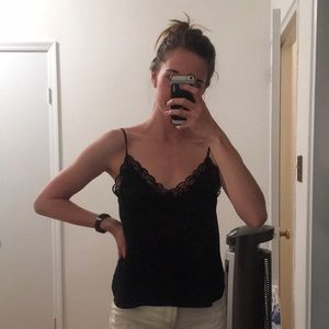 XS Babaton lace tank top